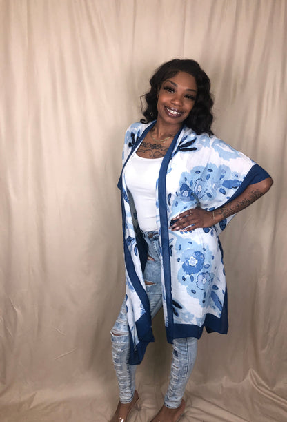 Blue Lagoon Kimono